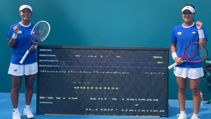 백다연·정보영, 13년 만에 테니스 여자 복식 동메달 확보 / YTN