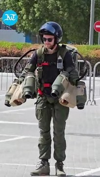 'Flying Man' soars high in his jet suit