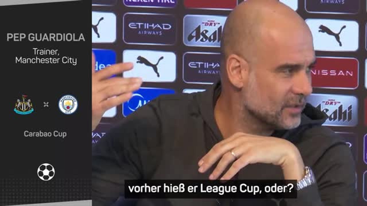 Guardiola: 'Carabao Cup in diesem Land wichtig'