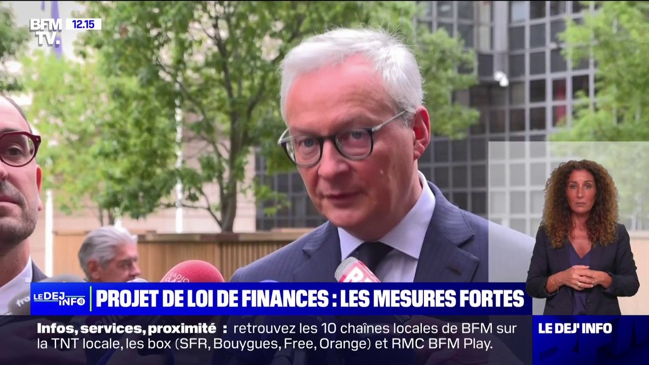 "Reconstituer des réserves financières", "réduction des dépenses" et "désendettement": les mesures fortes de Bruno Le Maire, ministre de l'Économie