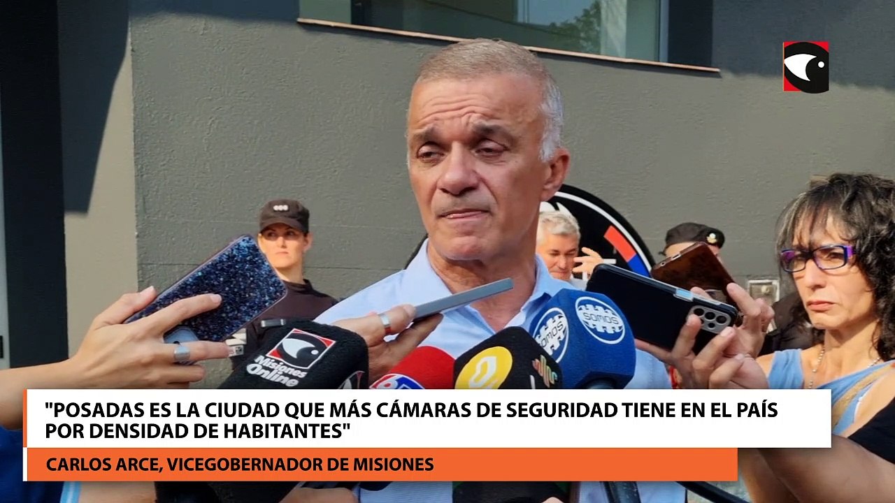 "Posadas es la ciudad que más cámaras de seguridad tiene en el país por densidad de habitantes"