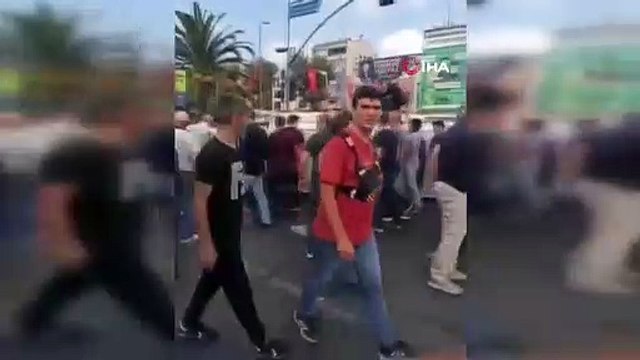 İçinde hasta olan ambulans yan yattı