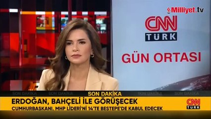Cumhurbaşkanı Erdoğan ve Bahçeli'den sürpriz görüşme! İşte masadaki konular...