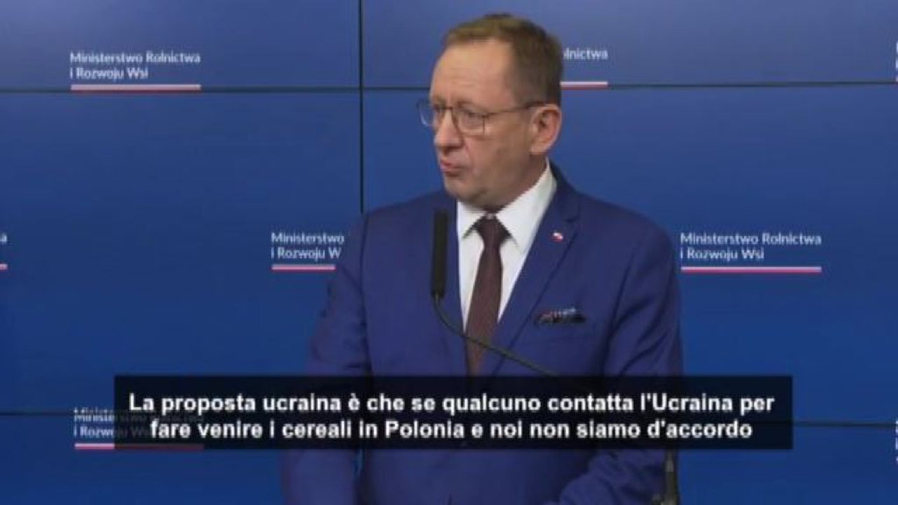 Polonia: "Cereali Ucraina non possono finire nel nostro mercato"