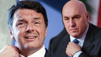 Скачать видео: Renzi parla male della Meloni Crosetto lo prende per il collo