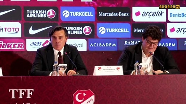 A Milli Takım'da Vincenzo Montella için imza töreni düzenlendi