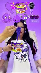 Random Purple food MUKBANG