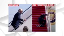 Biden Nearly Falls Down Air Force One Stairs Despite ‘Urgent’ Plan to Avoid Falls