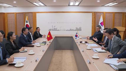 [부산] 박형준 부산시장, 베트남 호치민시장 접견 / YTN