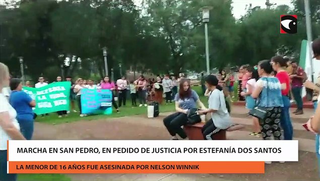 Marcha en San Pedro, en pedido de Justicia por Estefanía Dos Santos