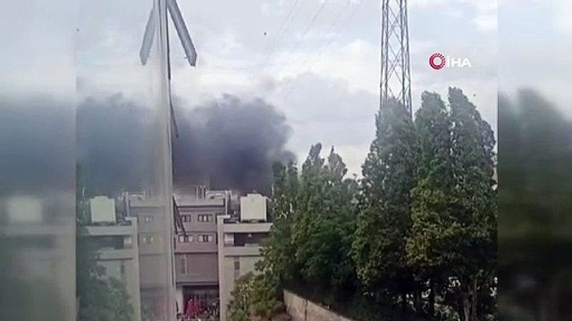 Sinop'un Ayancık ilçesinde bir binada yangın çıktı