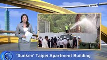 Demolition of Damaged Taipei Apartment Building Begins