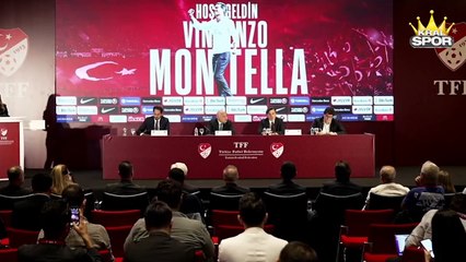 Vincenzo Montella: Türkçe konuşamadığım için kusura bakmayın