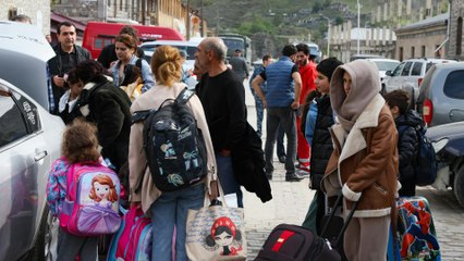 Exodus aus Bergkarabach hält an