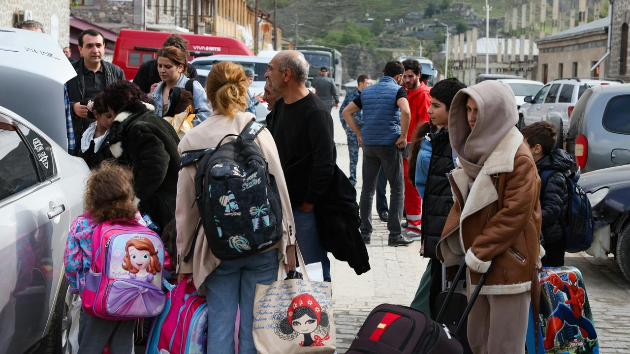 Exodus aus Bergkarabach hält an