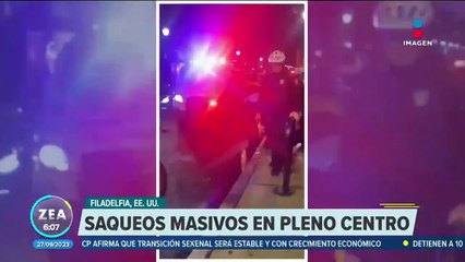 Tải video: Saquean tiendas de lujo en Filadelfia, Estados Unidos