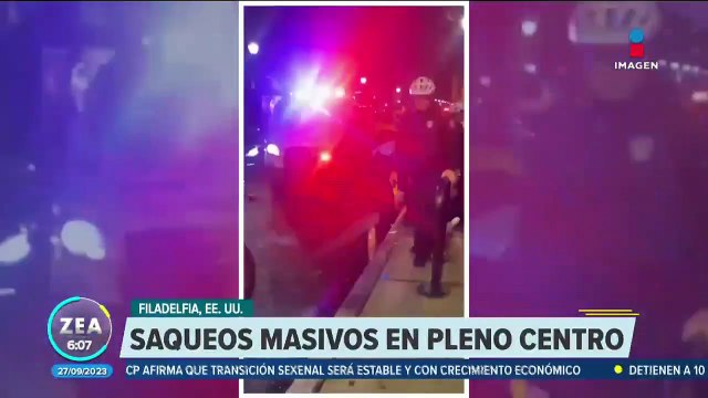 Saquean tiendas de lujo en Filadelfia, Estados Unidos