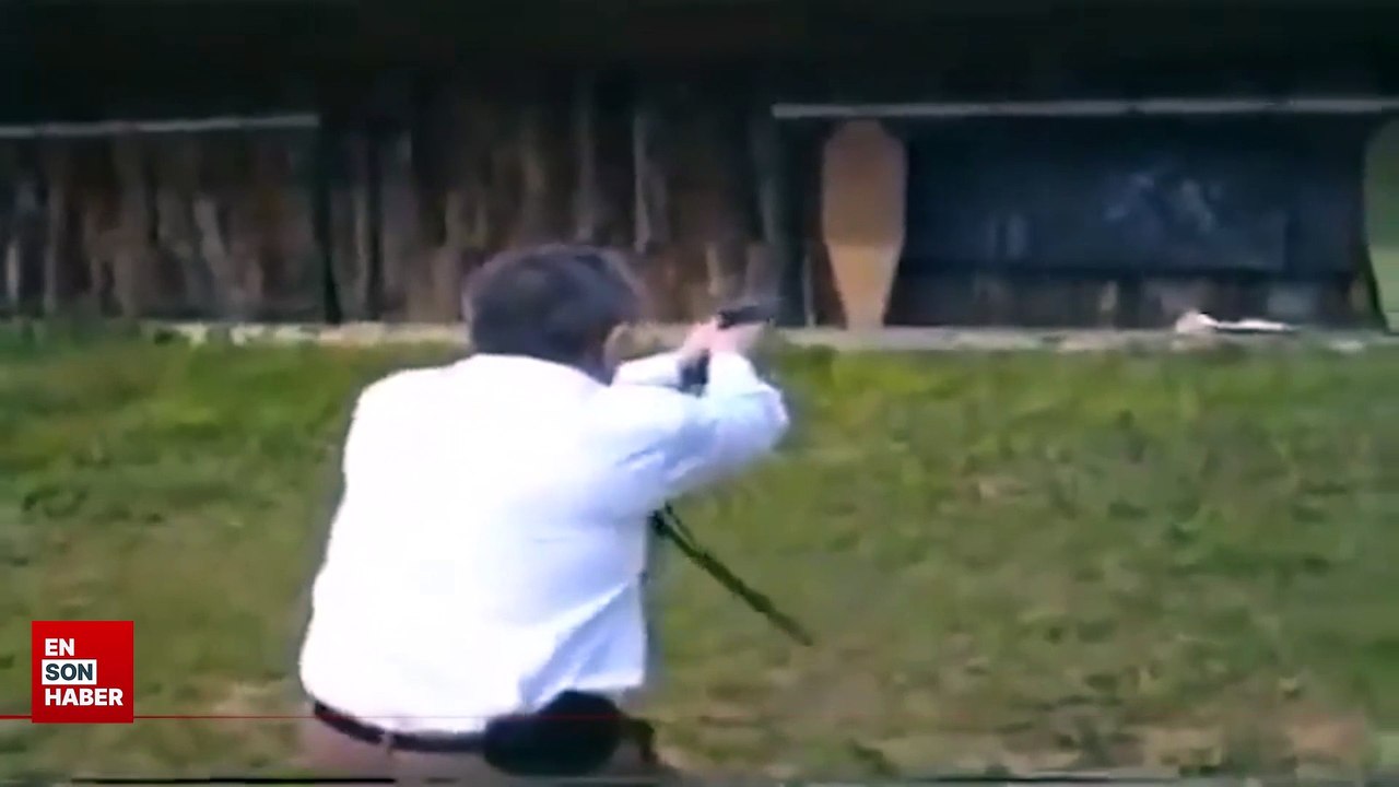 Uğur Dündar'ın Hiram Abas ile atış talimi yaptığı video ortaya çıktı