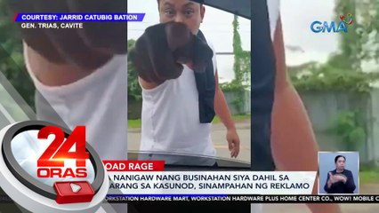 Driver na nanigaw nang businahan siya dahil sa tila pagharang sa kasunod, sinampahan ng reklamo | 24 Oras