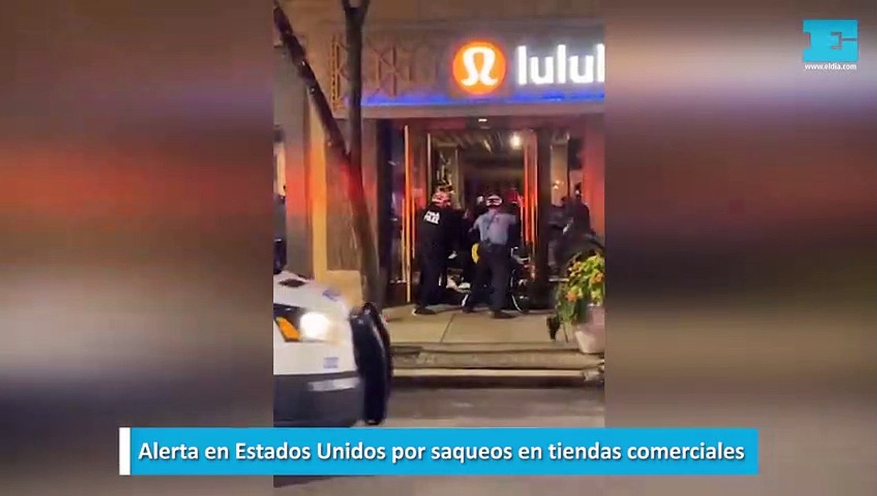 Alerta en Estados Unidos por saqueos en tiendas comerciales