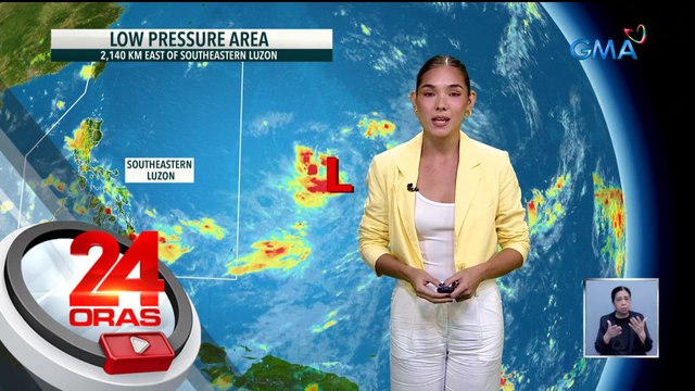 2 LPA sa loob at labas ng bansa, magpapa-ulan sa ilang lugar sa bansa; posibleng mag-dissipate ang isa habang 'di inaasahang maging bagyo ang isa pa | 24 Oras