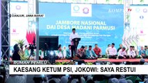 Sambil Tersenyum, Presiden Jokowi Respons soal Restu bagi Kaesang Pangarep Jadi Ketum PSI