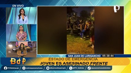 Joven es asesinado a balazos cuando se encontraba con un grupo de amigos en un parque de SJL