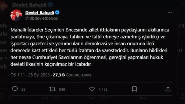 Devlet Bahçeli Süleyman Soylu açıklaması nedir, Soylu hakkında ne dedi?