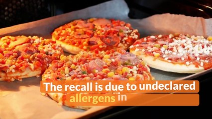 More Than 4,000 Pounds of Frozen Pizza Are Being Recalled