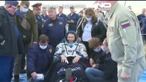 Raumfahrer aus USA und Russland zurück - Längster ISS-Aufenthalt