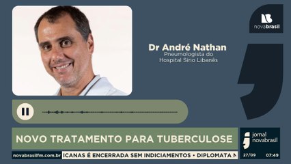NOVO TRATAMENTO PARA TUBERCULOSE