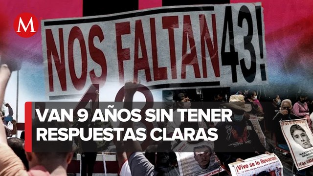 Así se vivió la marcha por los 9 años de la desaparición de los 43 normalistas de Ayotzinapa