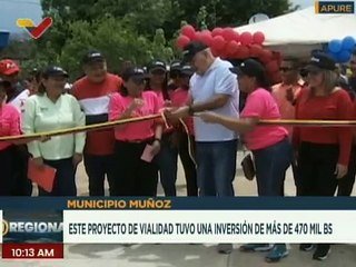 Con una inversión de más de 470 mil bolívares se atendió proyecto de vialidad en el edo. Apure