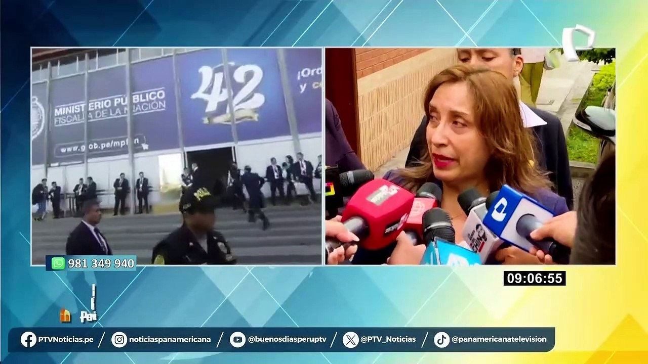 Dina Boluarte acude a la Fiscalía para responder sobre las muertes durante las protestas