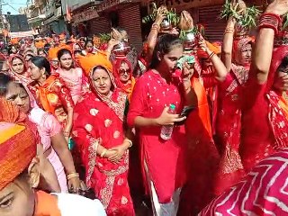 शोभा यात्रा के साथ हिंगलाज महोत्सव का आगाज, लौद्रवा को प्रस्थान