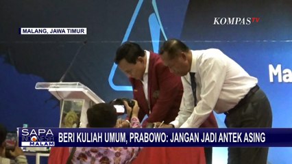 Kuliah Umum Prabowo di UMM: Kelak Jangan Jadi Antek Asing!
