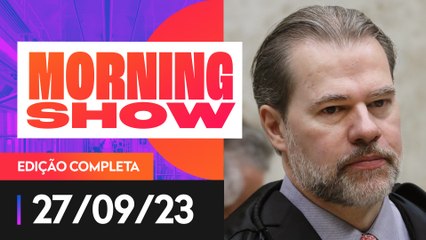 PGR QUESTIONA TOFFOLI SOBRE ANULAÇÃO DE PROVAS DA LAVA JATO - MORNING SHOW - 27/09/2023i