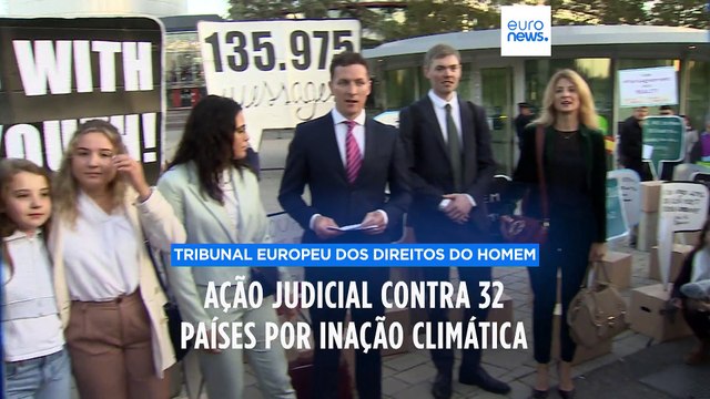TEDH: Seis jovens portugueses acusam 32 governos de inação climática