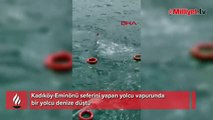 Kadıköy-Eminönü vapurunda bir yolcu denize düştü
