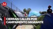 Migrantes Haitianos instalan campamento en alcaldía Cuauhtémoc, CdMx