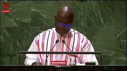 Burkina Fasolu bakan BM kürsüsünden Macron'a meydan okudu