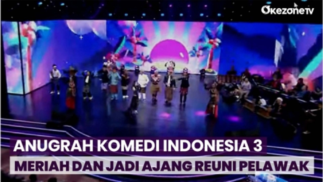 Intip Kemeriahan Anugrah Komedi Indonesia 3, Ajang Reuni Pelawak Ternama