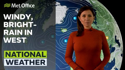 Met Office Evening Weather Forecast 27/09/23 – Strong winds and rain