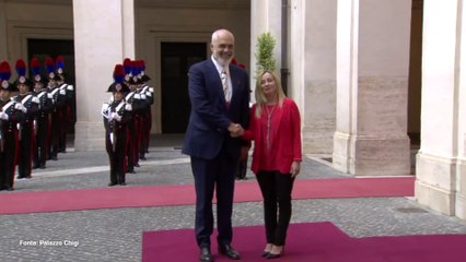 Meloni incontra il premier albanese Rama