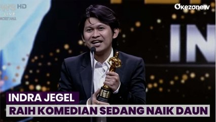 Indra Jegel Raih Penghargaan Komedian Sedang Naik Daun Terpilih dan Terfavorit, Akui Merasa Terbebani