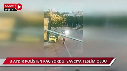 3 aydır polisten kaçan sürücü, savcıya teslim oldu