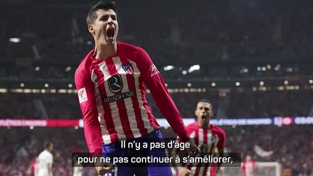 Atlético de Madrid - Simeone : Morata ? Il n'y a pas d'âge pour progresser