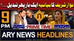 ARY News 9 PM Headlines 27th September 2023 | Nawaz Ka U-Turn | Prime Time Headlines