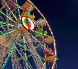 Konya'daki lunaparkta korku dolu anlar!