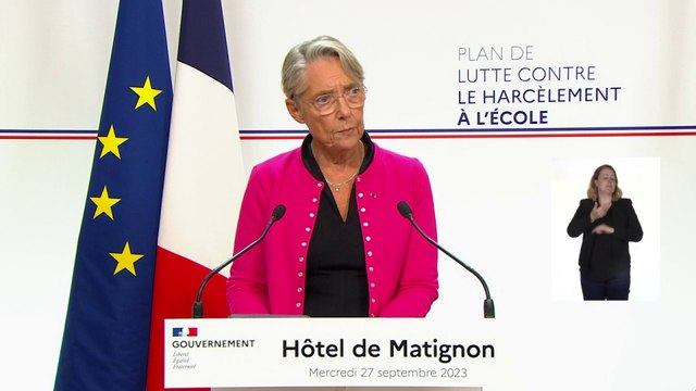 Elisabeth Borne dévoile son plan de bataille contre le harcèlement scolaire